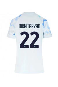 Inter Milan Henrikh Mkhitaryan #22 Jalkapallovaatteet Naisten Vieraspaita 2025-26 Lyhythihainen